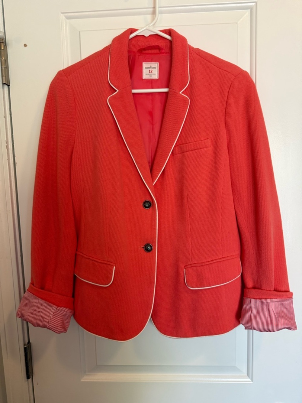 GAP Coral Blazer with White Trim